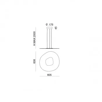 Visilica LED Antigua 90348 