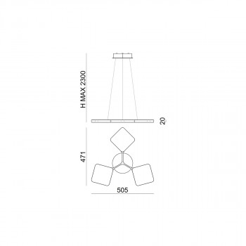 Visilica LED Quad 8117 