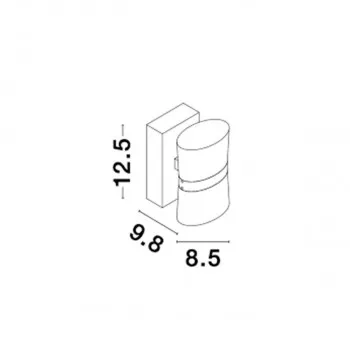 Led zidna kupatilska lampa Sabia 9122321 