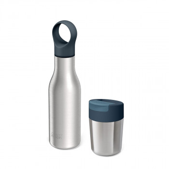 Set šolja i flaša od nerđajućeg čelika Refill Reuse Repeat 81129 
