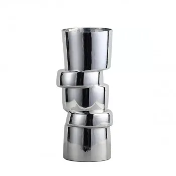 Stakelna vaza MU328-036 srebrna 