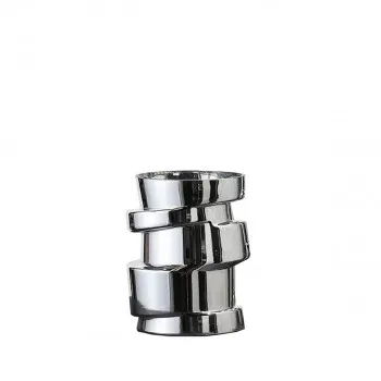 Staklena vaza MU328-035 srebrna 