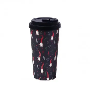 Čaša sa poklopcem 500ml bamboo MU0411-1537 