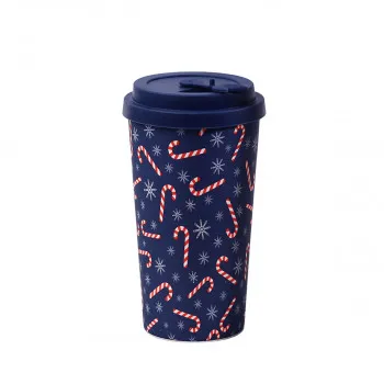Čaša sa poklopcem 500ml bamboo MU0411-1538 