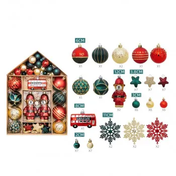 Set novogodišnjih ukrasa NG2301-264 /70 