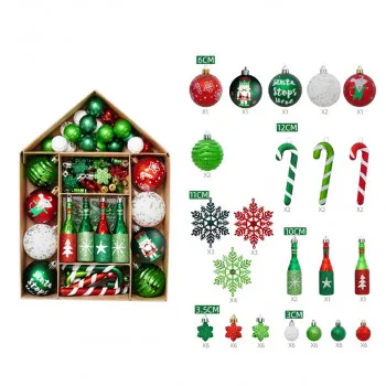 Set novogodišnjih ukrasa NG2301-368/70 