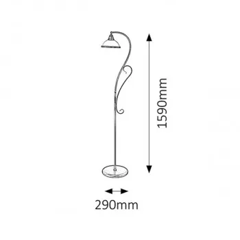Podna lampa Elisett 2758 