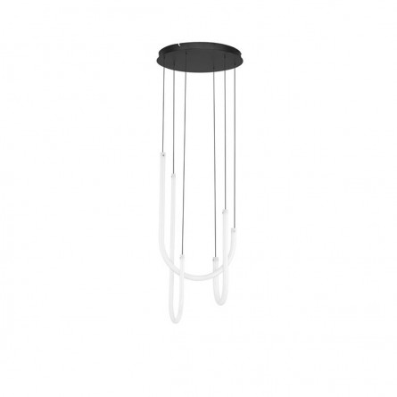 9100151 Topaz suspension LED 40w 3000K dimmable matt black 