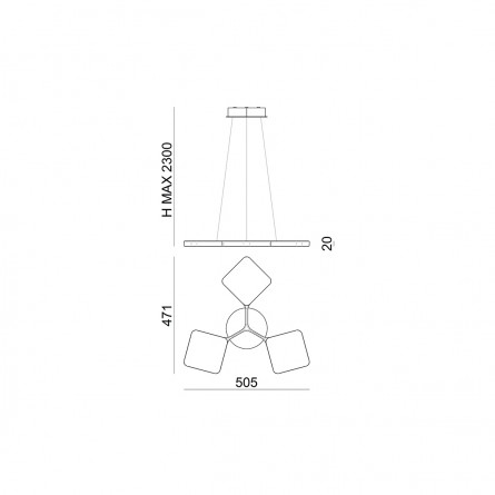 Visilica LED Quad 8117 