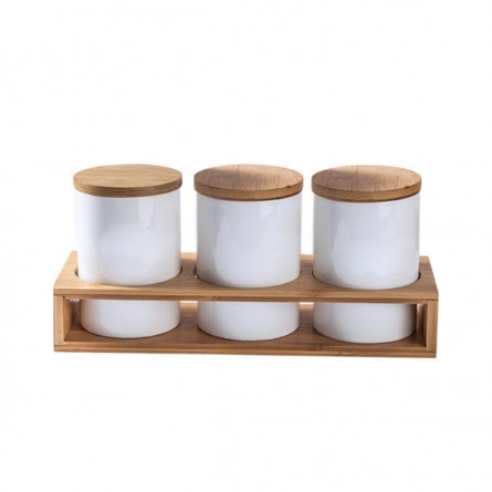 Set keramičkih posuda za začine Wood MU0721-24 