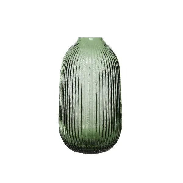 Vaza rebrasta zelena L 866115 