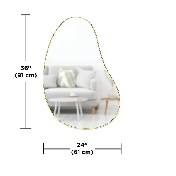 OGLEDALO HUBBA PEBBLE 1018529-104