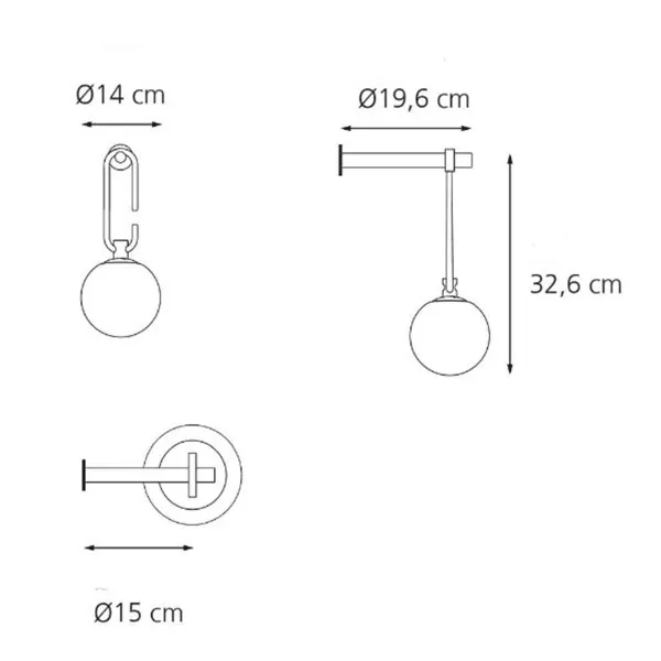 ZIDNA LAMPA NH 1277010A 