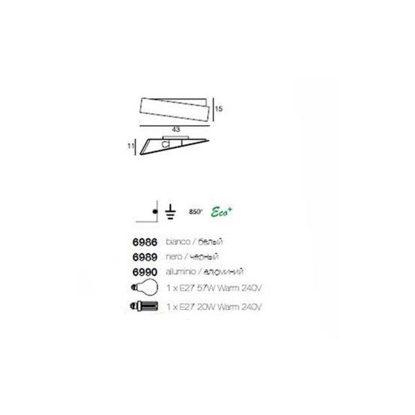 Zidna lampa ZIG ZAG Z-6990 