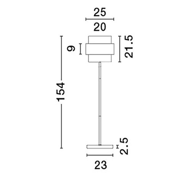 Podna lampa SIANNA 9236410