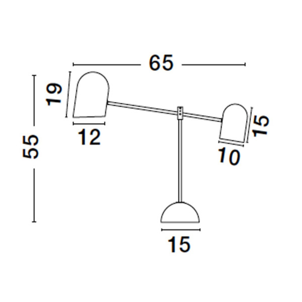 Stona lampa NELA 9501231
