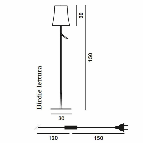Podna lampa BIRDIE 221004S_25