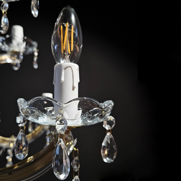 LUSTER KRISTAL 1833/20 OTTONATO 