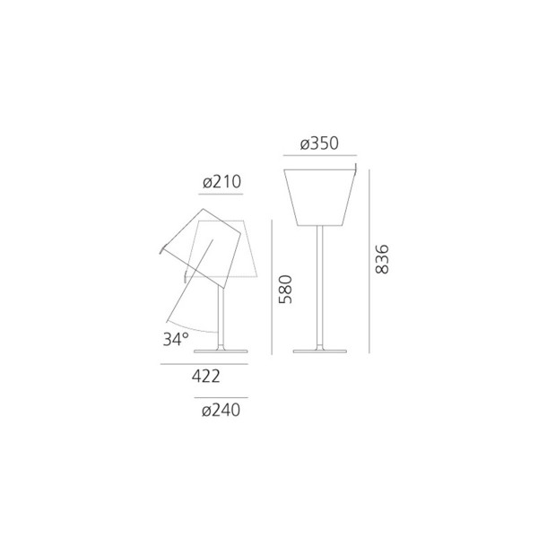 Stona Lampa MELAMPO BRONZE 0315020A 