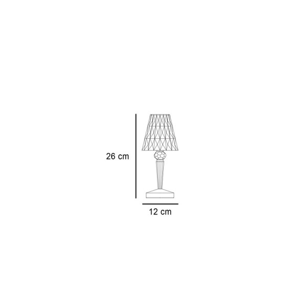 Stona lampa BATTERY 9140/PR 