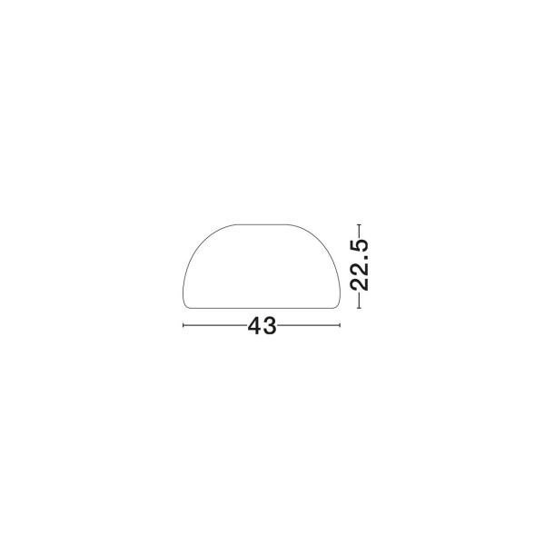 Plafonska lampa DAVO 9003679 