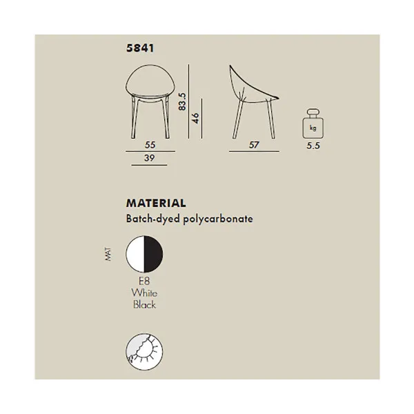 Stolica  Super Impossible 5841/E8 