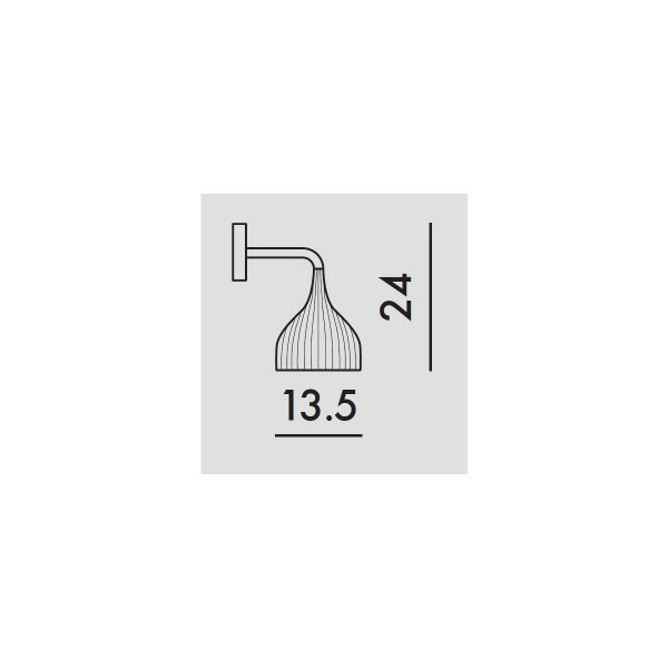 Zidna lampa E 9045/Q8