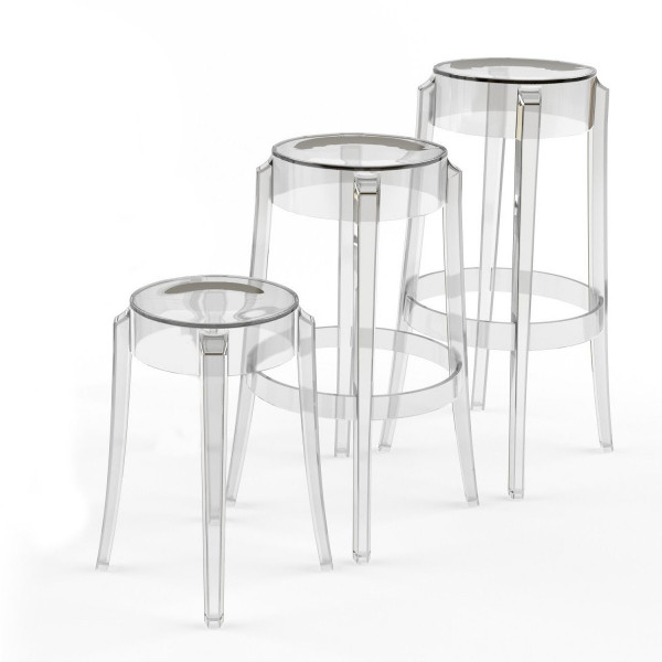 Stolica CHARLES GHOST 4898/B4 kristal