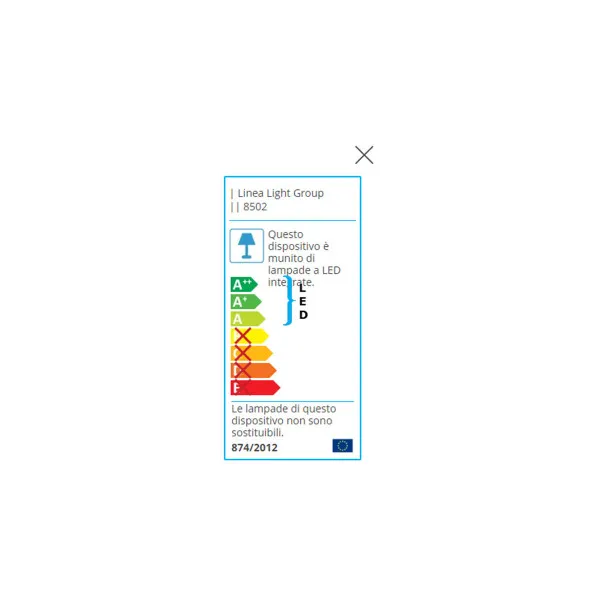 Zidna lampa POE led Z-8502