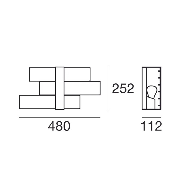 Zidna lampa TRIAD 90207 