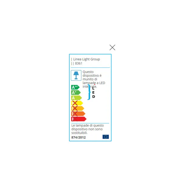 Visilica Led Poe Plus crna - V-8361 