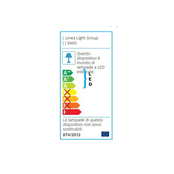 Zidna lampa Led- Beebo Z-8460 bela