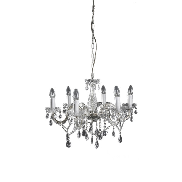 Kristalni luster 1200/6 hrom