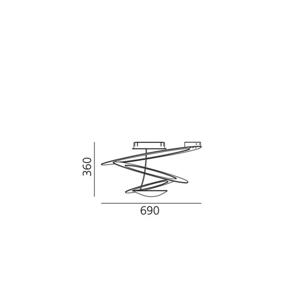 Pirce Mini -plafonjera 1247010A