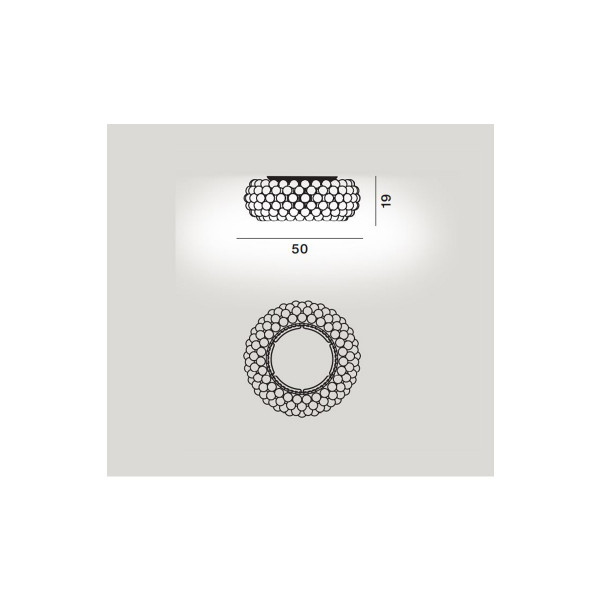 Plafonska lampa Caboche Plus Transparent 311008 16