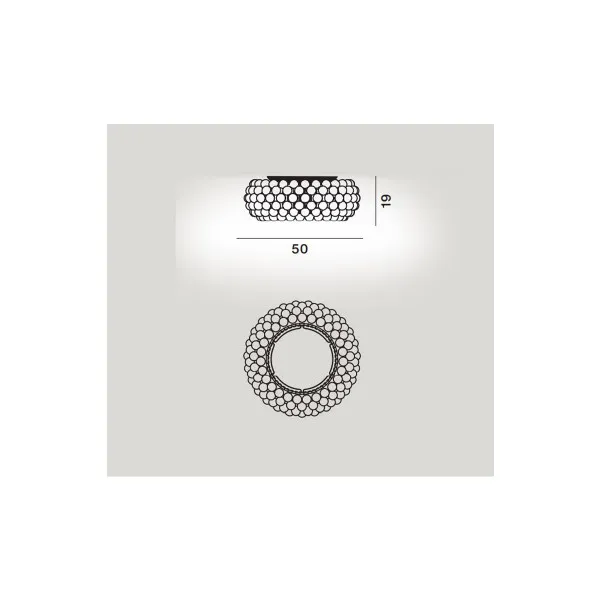 Plafonska lampa Caboche Plus Transparent 311008 16 