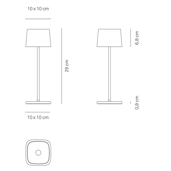 Stona lampa Olivia LD0850R3