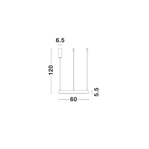 Led visilica Motif 9190640 zlatna