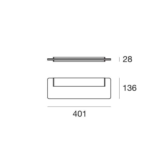 Zidna lampa SKINNY 7908 