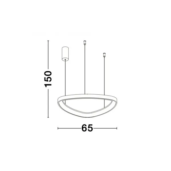 Led dimabilna visilica Esteva 9053551