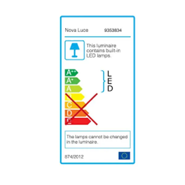 Led plafonjera Rando Thin 9353834 srebrna