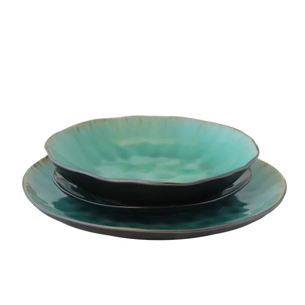 Keramički tanjir duboki tirkizne boje MUS-094 -16cm