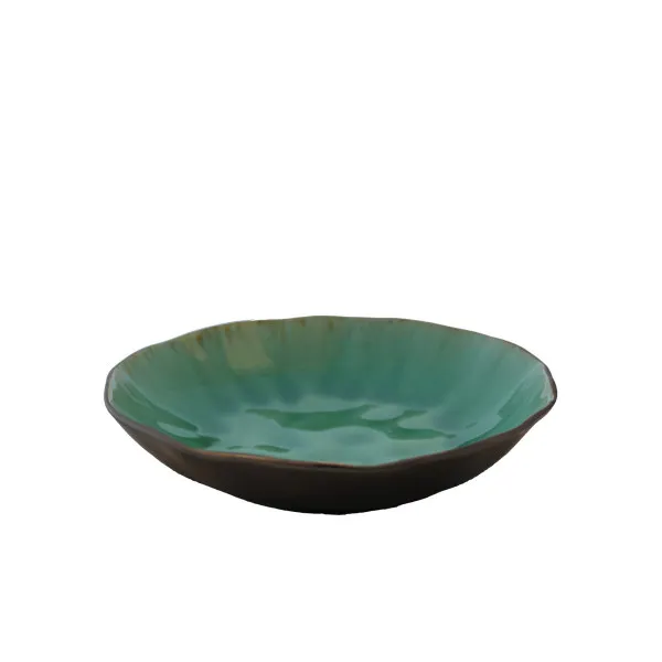 Keramički tanjir duboki tirkizne boje MUS-094 -16cm