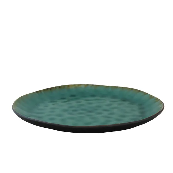 Keramički tanjir tirkizne boje MUS-092   -28cm 