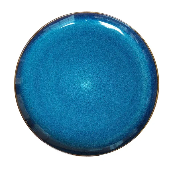Keramički tanjir plave boje MU52070  -28cm 