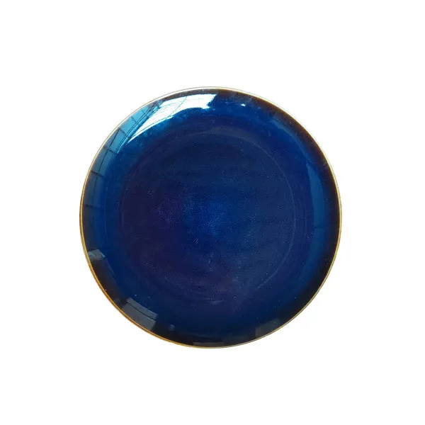 Keramički tanjir plave boje MU52071  -22cm 