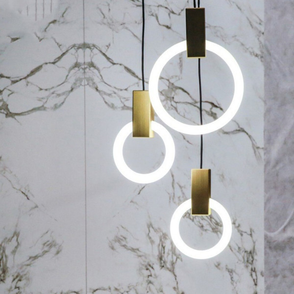 Led visilica Ring Gold 1.0219-V300