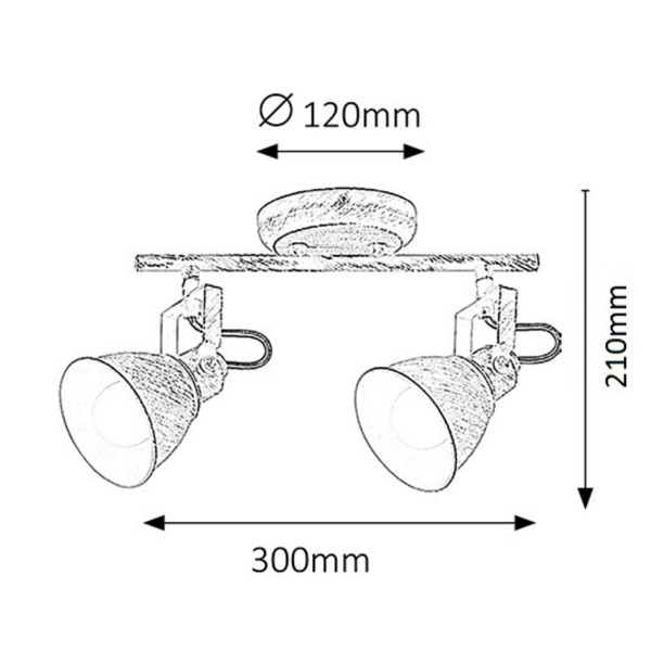 Spot lampa Vivienne 5967