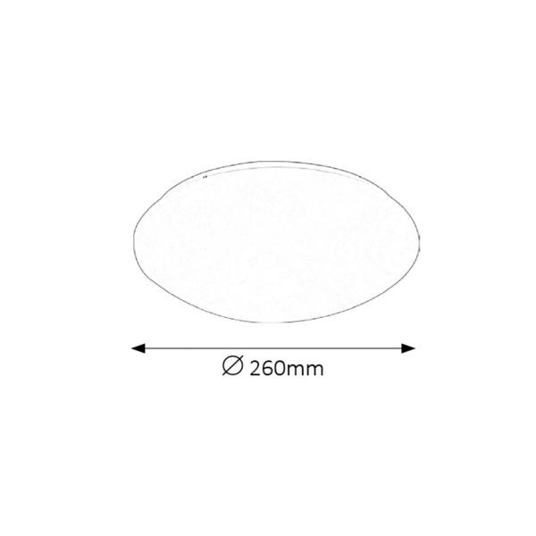 Led plafonjera Lucas 3434