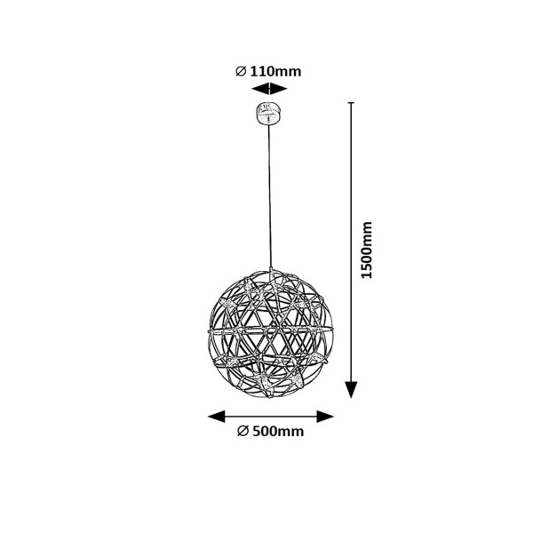 Led visilica Eudora 72220